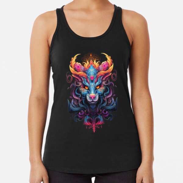 Colorful Mythical Creature Racerback Tank Top RB0801 product Offical rainbow Merch